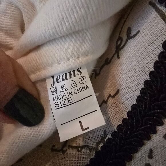 WOMEN'S WHITE DENIM JACKET - Picture 5 of 5